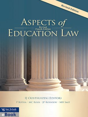 cover image of Aspects of Education Law